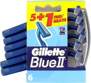 Afeitadoras Desechables Blue II 6 uds