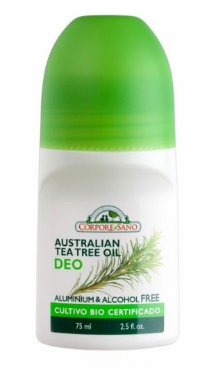 Desodorante Roll on con Aceite de Árbol del Té australiano 75 ml