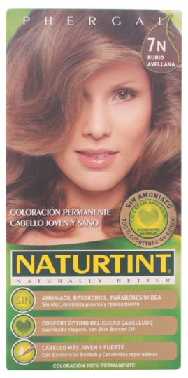 Coloracion Permanente 7N Rubio Avellana Naturtint 165 ml