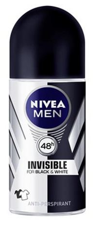 Desodorante Men Black & White Invisible Roll On 50 ml