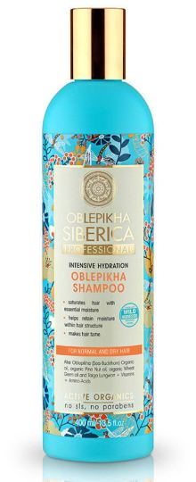 Oblepikha Champú para Cabello Normal y Seco de 400 ml