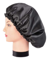 Gorro de Satén Negro Anti Frizz