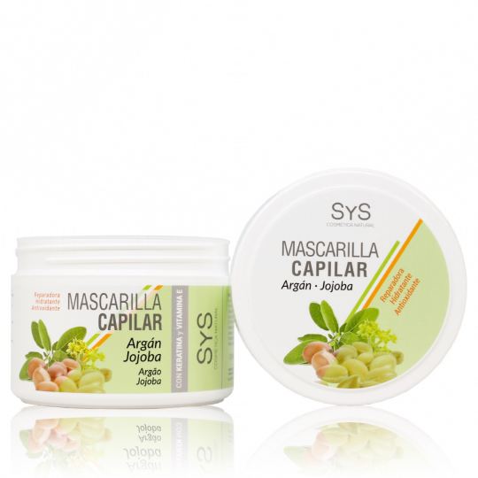 Mascarilla capilar Argán Jojoba keratina 250 ml