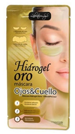 Mascarilla Ojos y Cuello Hidrogel Oro