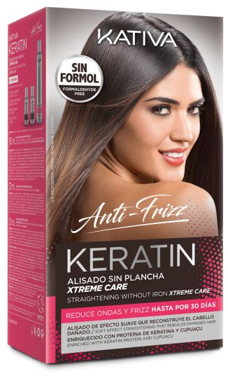 Keratin AntiFrizz Alisado sin Plancha xtrem care