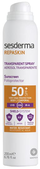 Repaskin Fotoprotector en Aerosol Transparente 200 ml