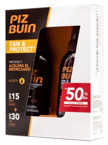 Tan & Protect Aceite spf 15 + spf 30 x 150 ml