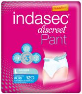 Braguitas Discreet Pants Plus 12 uds