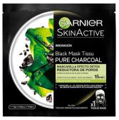 Skin Mask Tissu Black Charcoal Carbon Reductor