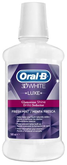 Enjuague bucal 3D White Luxe Brillo Seductor 500 ml