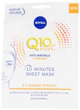 Q10+ Vitamina C Anti-Arrugas+Energizante Mascarilla Facial