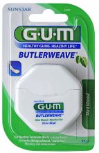 Gum Butlerweave seda Dental con Cera y Mentol