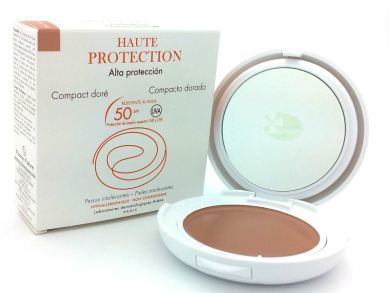 Alto Compacto Dorado Spf 50 de 10 gramos