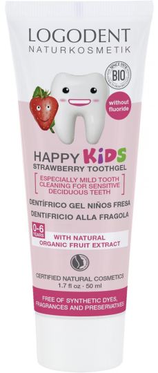 Dentífrico Niños Fresa sin Flúor 50 ml