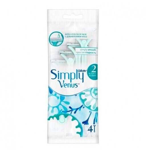 Maquinillas Desechables Simply Venus2 4 uds