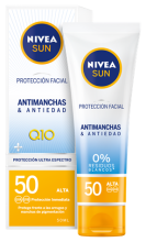 Sun Protección Facial UV Antimanchas & Antiedad Q10 FP50+ 50 ml