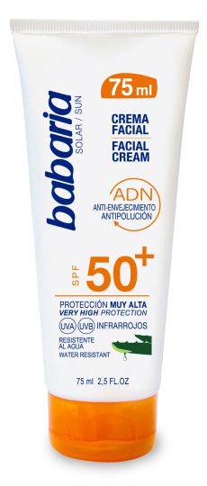 Crema Solar Facial Spf 50 de 75 ml