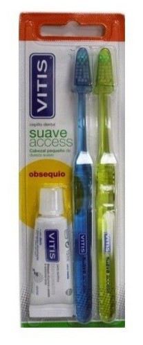 Cepillo Den Access Suave Duplo+Pasta