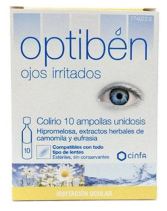 Optiben para Ojos Irritados Colirio 10 Ampollas