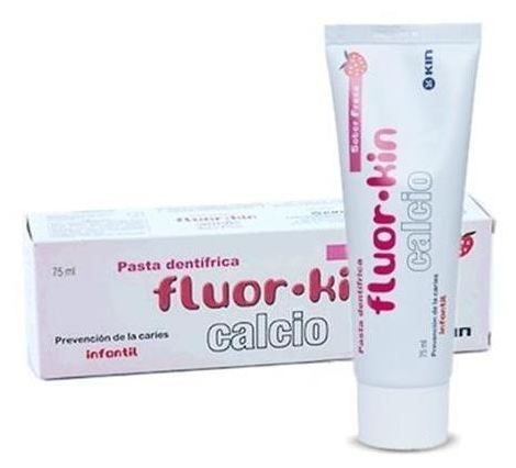 Fluor Calcio Pasta Dentífrica Infantil fresa 75 ml