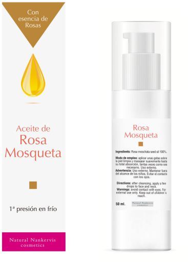 Aceite Rosa Mosqueta Con Esencia de Rosas 50 ml