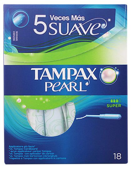 Tampon Pearl Super 18 Unidades