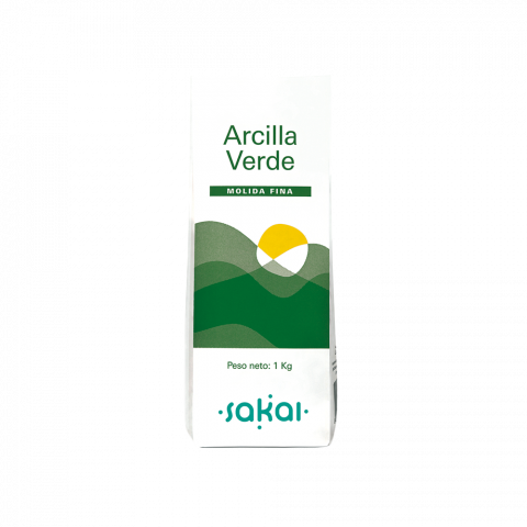 Arcilla Verde Fina 1 kg