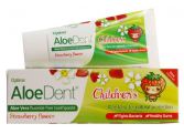 Dentifrico Aloe Vera Sin Fluor Fresa Niños 50 ml