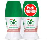 Bio Natural 0% Invisible Deo Roll-On 2 uds