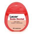 Lacer seda dental con cera fluor y triclosan 50 metros