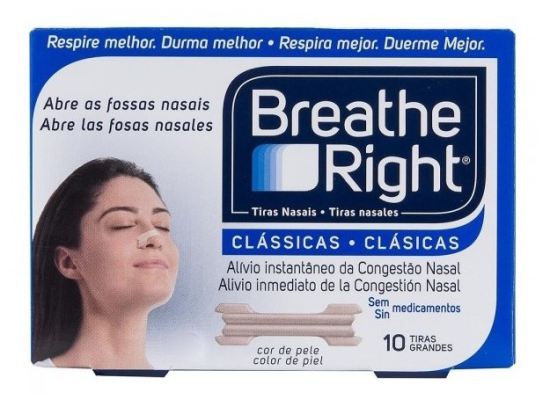 Tiras Nasales Breathe Right Grande 10 uds