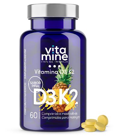 Vitamina D3+K2 500 mg 60 comprimidos