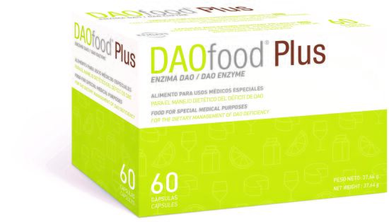 Daofood Plus 60 Cápsulas con Pellets Gastrorresistentes