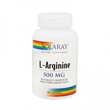 L- Arginine 500 Mg 100 Cápsulas