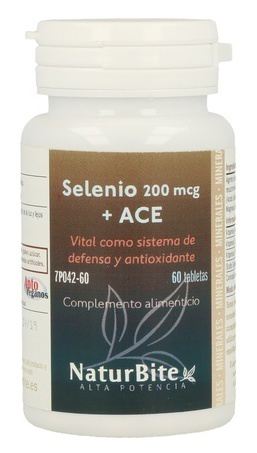 Selenio 200 mcg + Ace 60 Tabs