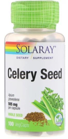 Celery Seed 505 mg 100 Cápsulas