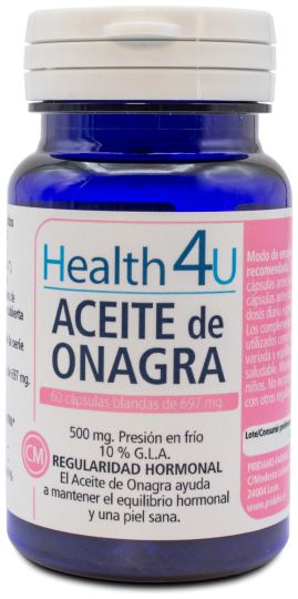 Aceite de Onagra 60 Cápsulas Blandas de 640 mg