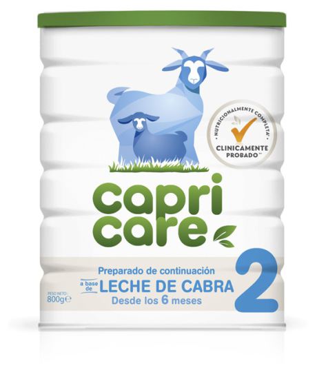 Capricare Leche de Continuación 2 a base de Leche de Cabra 800 gr