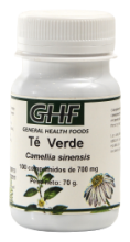 Té Verde 100 Comprimidos 700 mg