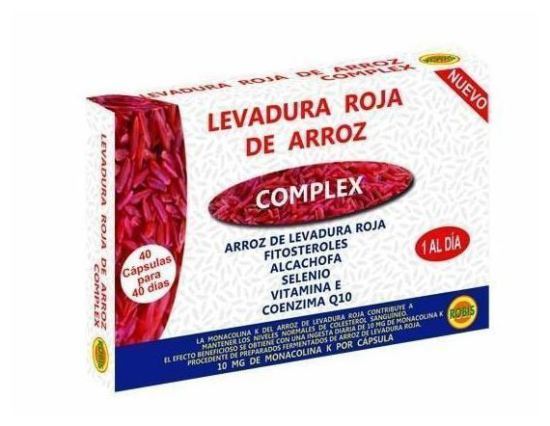 Levadura Roja y Arroz 40 capsulas