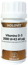 Holovit Vitamina D3 2.000 ui + K2 60 ag 50 cap