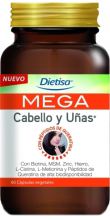 Mega Cabello y Uñas 60 Cápsulas