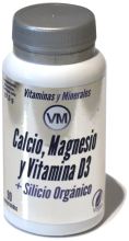 VM Calcio,Magnesio y Vit. D3 + Silicio Orgánico 90 Comp