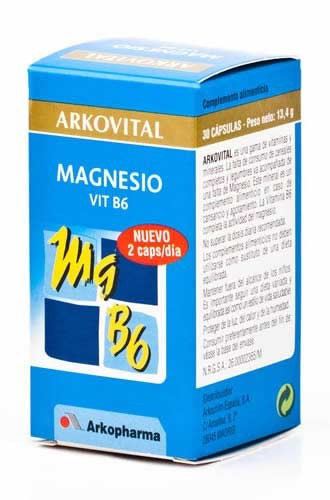 Arkovital Magnesio Vit B6 30 Cápsulas