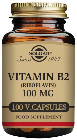 Vitamina B 2 100 mg 100 Cápsulas