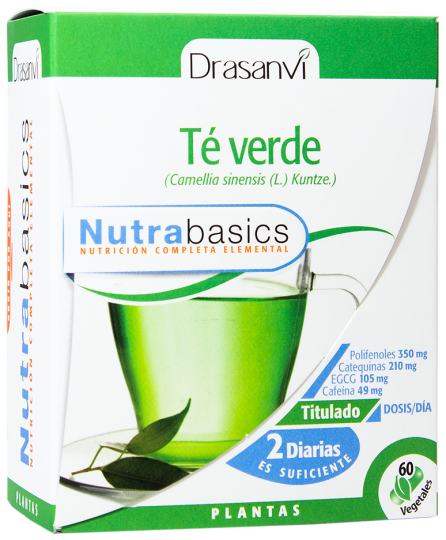 Nutrabasics Té verde 60 Cápsulas