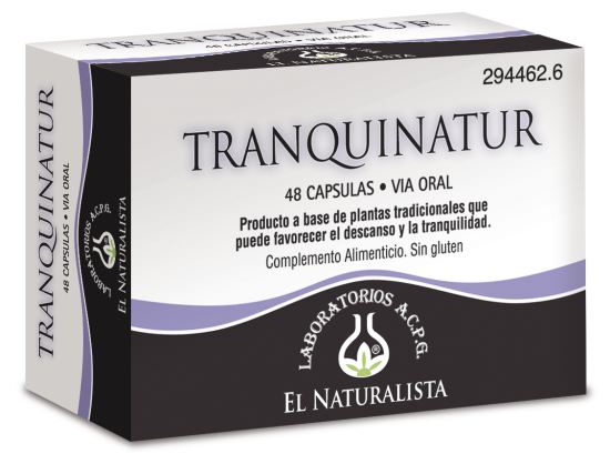 Tranquinatur 48 capsulas 375 mg