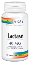 Lactase 40 mg 100 Cápsulas Vegetales