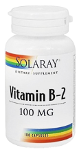 Vitamina B2 100 Cápsulas Vegetales 100 mg