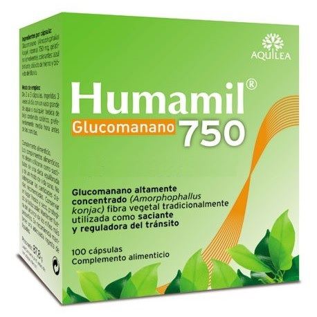 Humamil Glucomanano 100 Cápsulas 750 mg